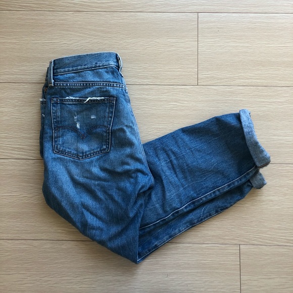Levi’s ripped jeans (medium blue) - size 27 - Picture 3 of 3